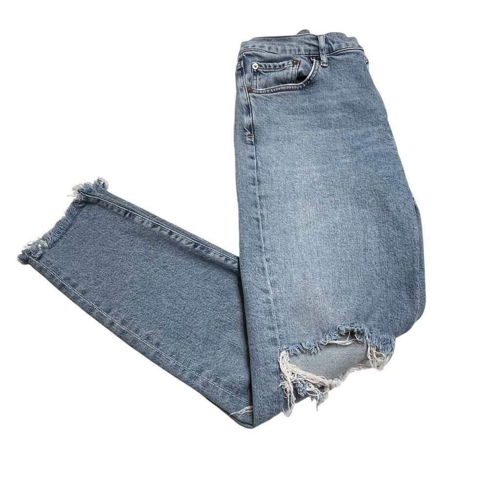 Agolde Sophie Distressed Mid Rise Ankle Jeans Size 31
